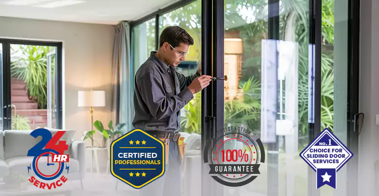 Residential Automatic Sliding Door Replacement Sunrise
