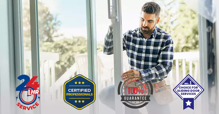 Residential Impact Sliding Glass Door Repair in Sunrise