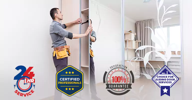Complete Sliding Mirror Door Replacement Sunrise