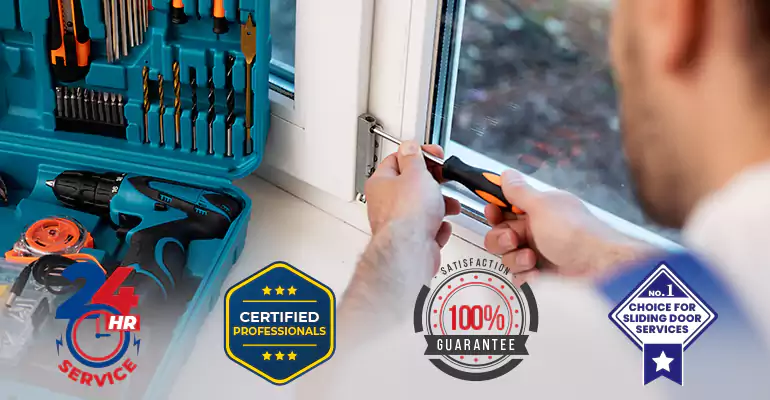 Sliding Patio Door Squeaks Repair Near Me in Sunrise