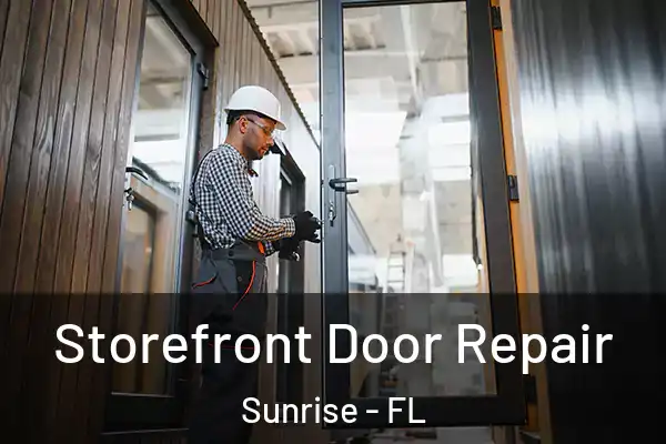 Storefront Door Repair Sunrise - FL
