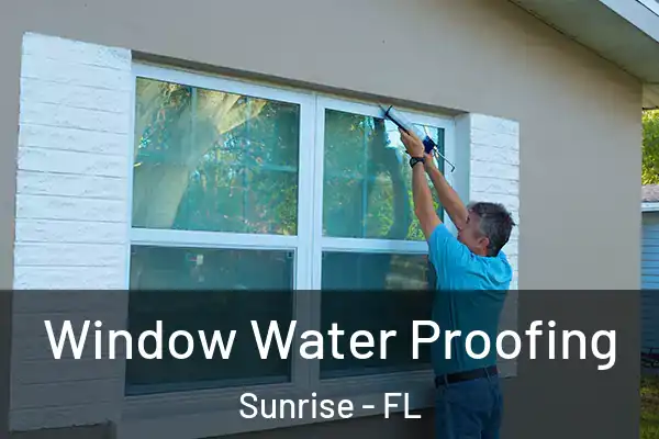 Window Water Proofing Sunrise - FL